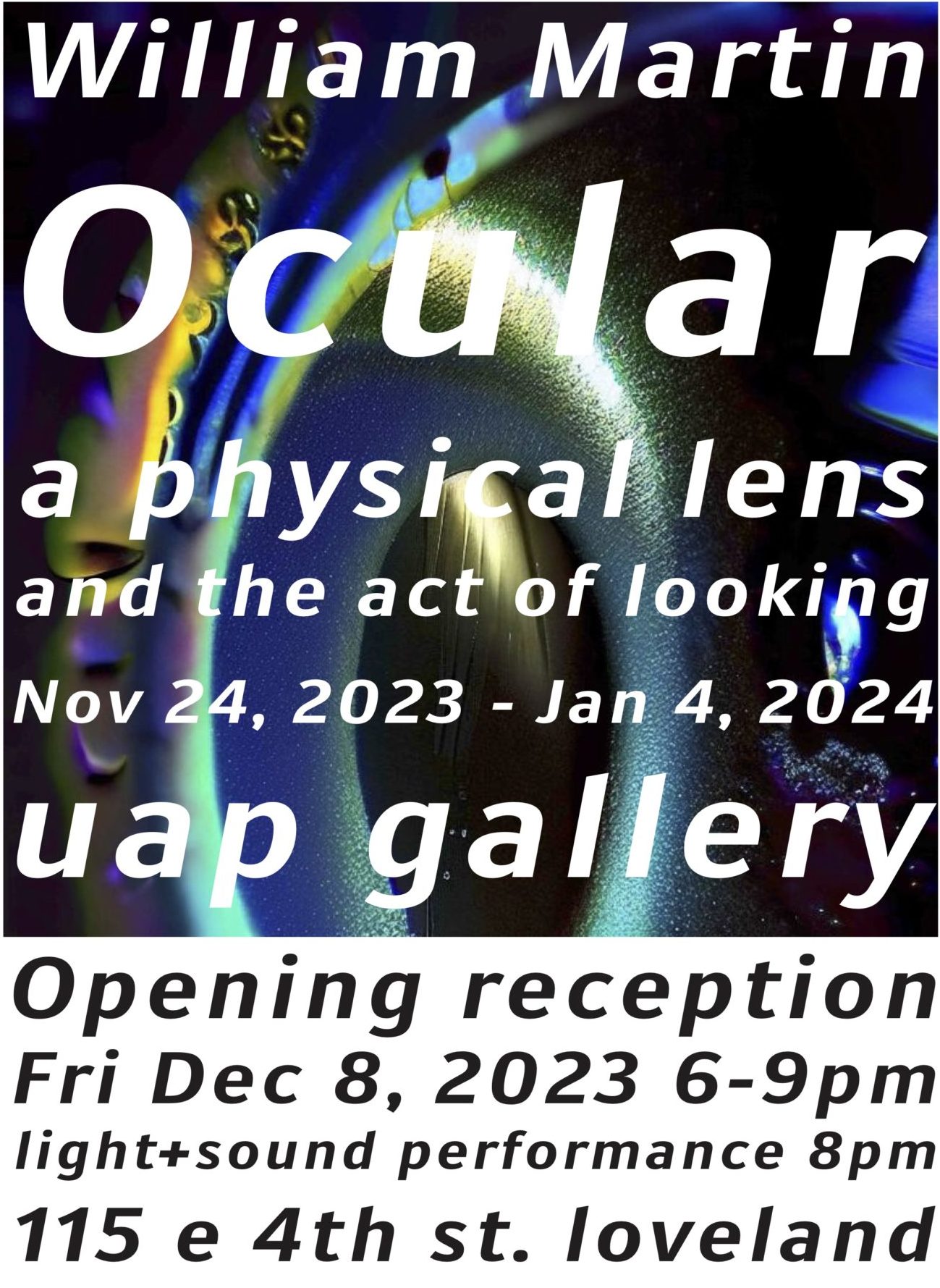 William Martin: Ocular, opening party